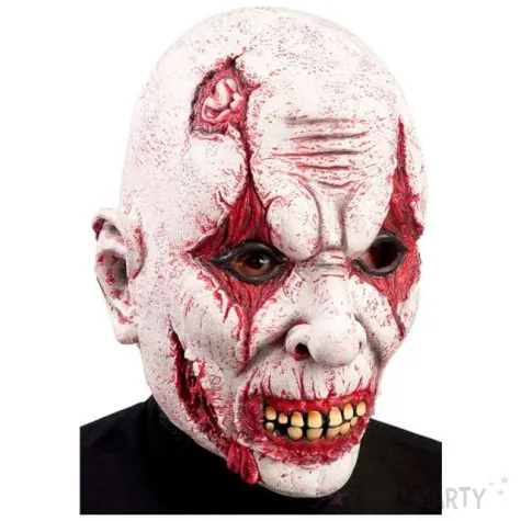 maska zmasakrowany klaun lateks carnival toys