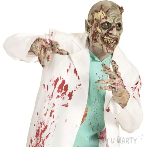 maska zombie naukowiec lateksowa widmann