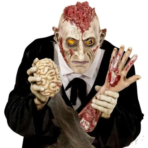 maska zombie wampir lateksowa widmann