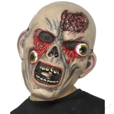 maska zombie z wypadajacymi oczami smiffys