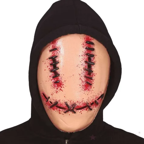 maska zszyty zabojca plastikowa guirca