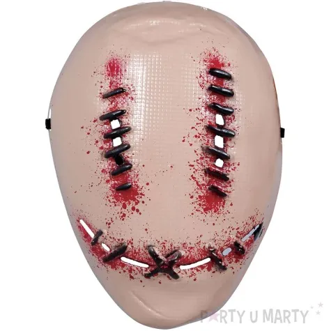 maska zszyty zabojca plastikowa guirca