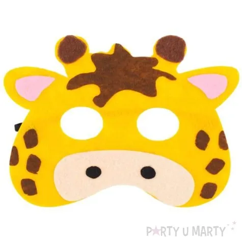maska zyrafa filcowa godan