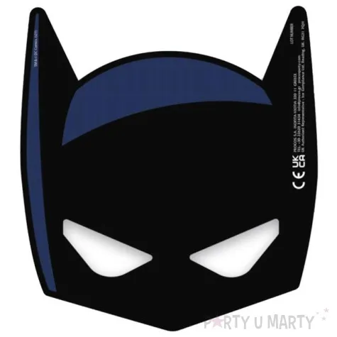 maski papierowe batman rogue rage procos 6 szt