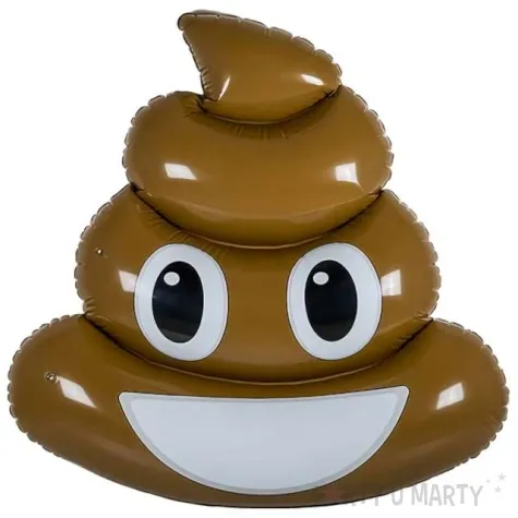 materac do plywania emoji kupa ootb 180 x 140 cm