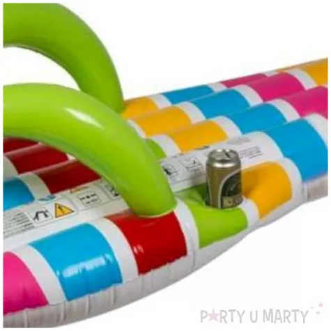 materac do plywania klapek japonek z miejscem na puszke ootb 150 x 75 cm