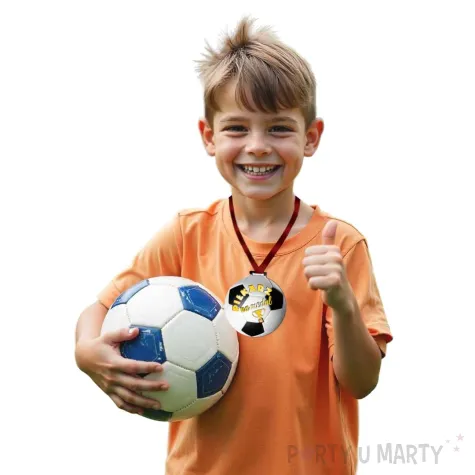 medal drukowany pilkarz na medal pilka drewniany 72 mm