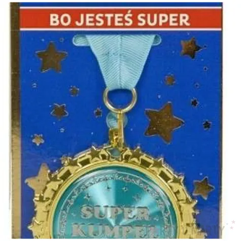 medal super kumpel zloty passion cards
