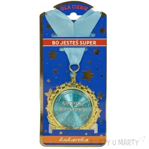 medal super kumpel zloty topgift