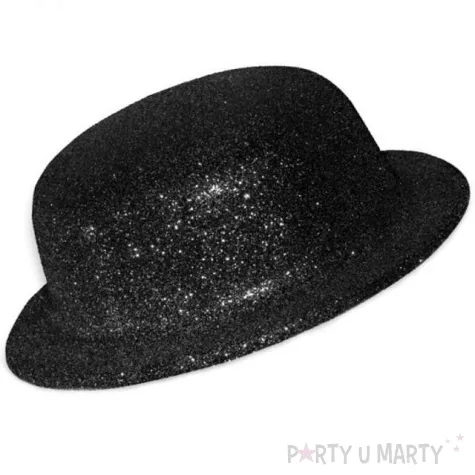 melonik brokat classic czarny