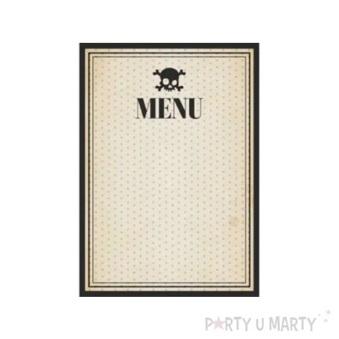 menu halloween 11 9 x 16 8 cm 10 szt