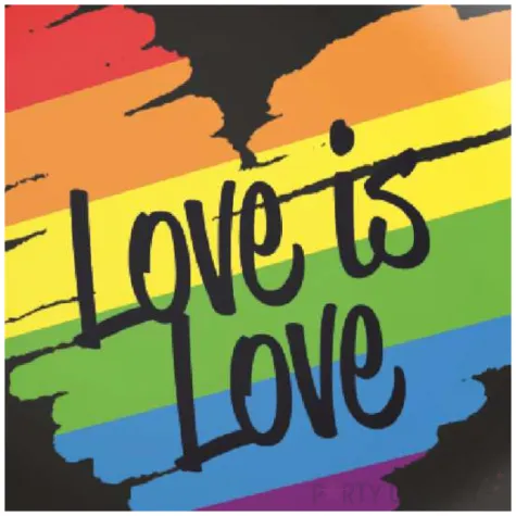 metalowa przypinka na parade rownosci lgbt teczowe serce love is love pride month 5 6 cm