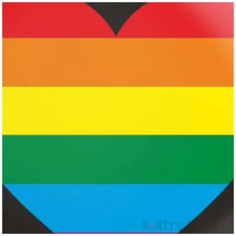 metalowa przypinka na parade rownosci lgbt teczowe serce pride month 5 6 cm