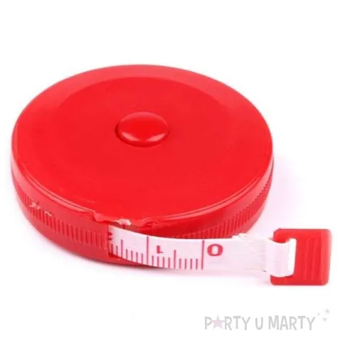 miara krawiecka centymetr samonawijajacy czerwona stoklasa 150 cm