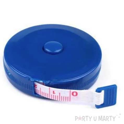 miara krawiecka centymetr samonawijajacy niebieska stoklasa 150 cm