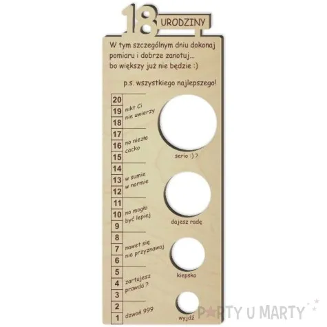 miara meskosci 18 urodziny