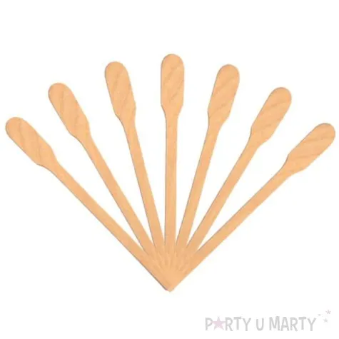 mieszadelka drewniane classic naturalne tamipol 13 cm 100 szt