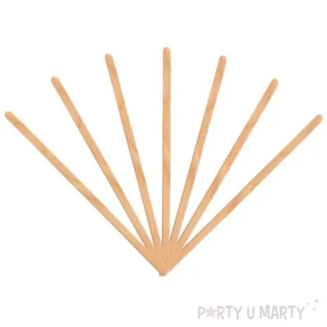 mieszadelka drewniane classic naturalne tamipol 14 cm 100 szt