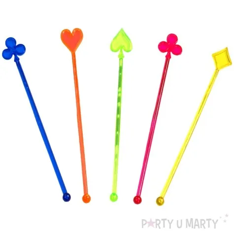 mieszadelka symbole z kart kasyno tamipol 16 5 cm 5 szt