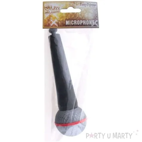 mikrofon czarny funny fashion