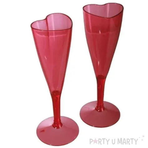 milosny kieliszek serce czerwony ootb