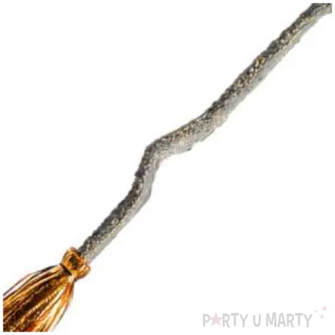 miotla czarownicy krzywa pomaranczowa carnival toys 90 cm