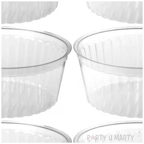 miseczki plastikowe do deserow i przystawek faliste ravi 150 ml 6 szt