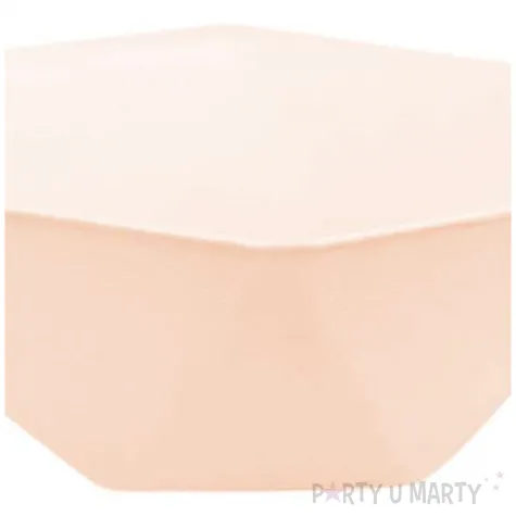 miseczki vert decor heksagonalne morelowy amscan 15 8 cm 6 szt