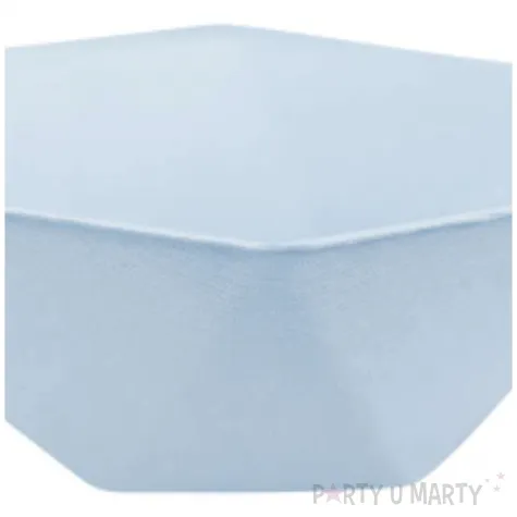 miseczki vert decor heksagonalne niebieski amscan 15 8 cm 6 szt