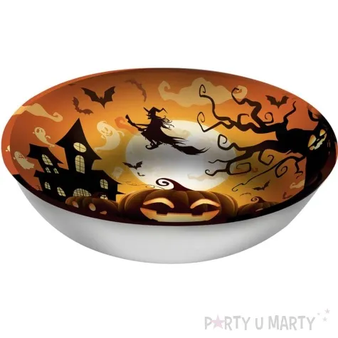 miska dynie i czarownica halloween guirca 27 cm