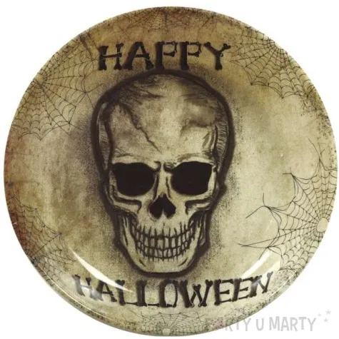 miska happy halloween czaszka i pajeczyny guirca 31 cm