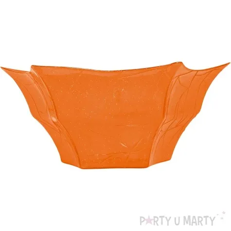 miska pajecza halloween pomaranczowa guirca 30 x 14 cm