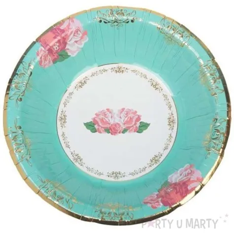 miska papierowa eternal rose turkusowa neviti 8 szt