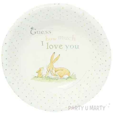miska papierowa guess how much i love you neviti 8 szt