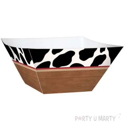 miska papierowa kowbojskie amscan 3 szt
