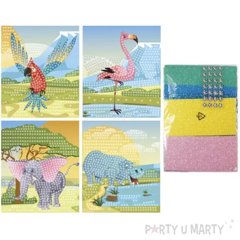 mozaika piankowa zwierzeta safari fun joy