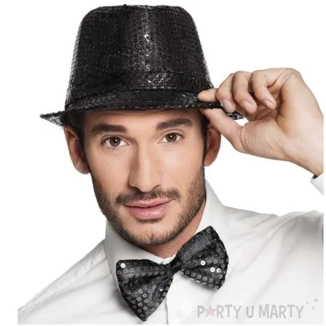 mucha cekinowa czarna boland