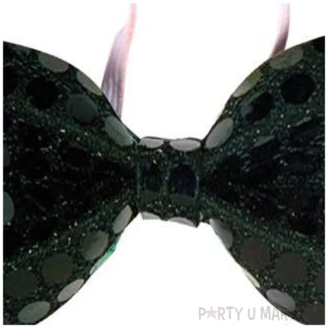 mucha cekinowa czarna fyasa