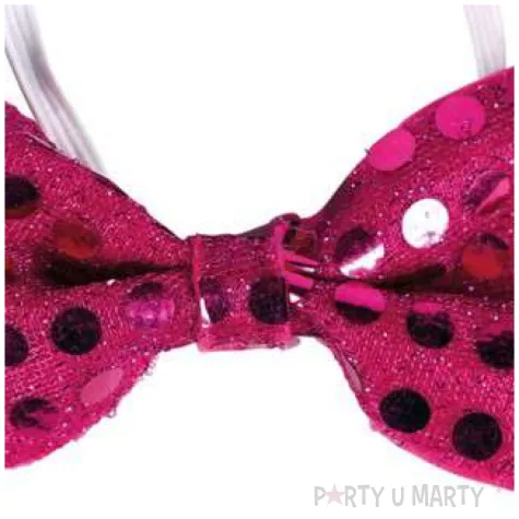 mucha cekinowa rozowa fyasa