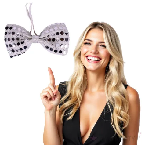 mucha cekinowa srebrna fyasa