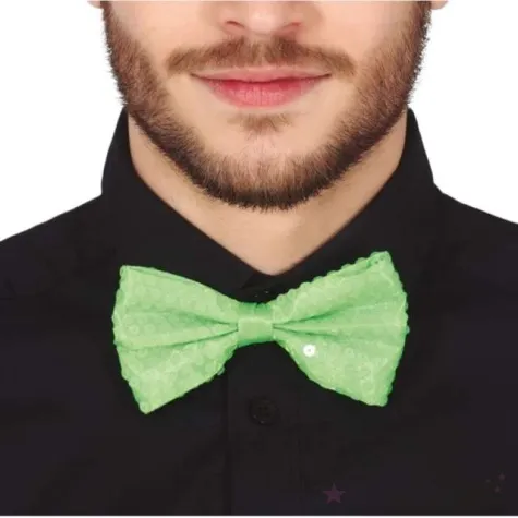 mucha cekinowa zielona guirca