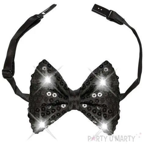 mucha deluxe led czarna cekinowa widmann