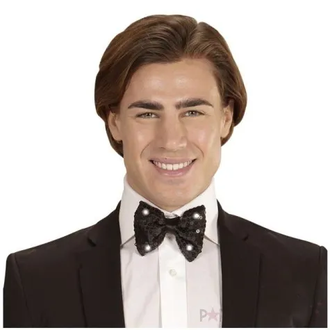 mucha deluxe led czarna cekinowa widmann