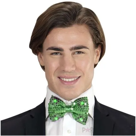 mucha deluxe led zielona cekinowa widmann