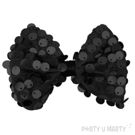 mucha party cekiny duza czarna