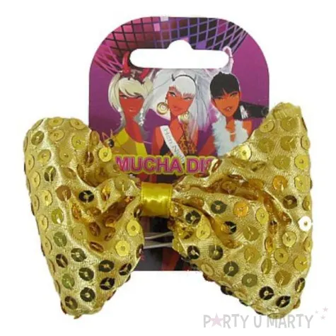 mucha party cekiny zlota