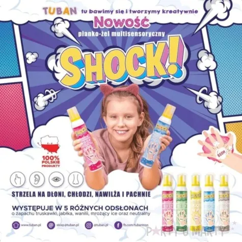 multisensoryczny pianko zel shock neutral tuban 200 ml
