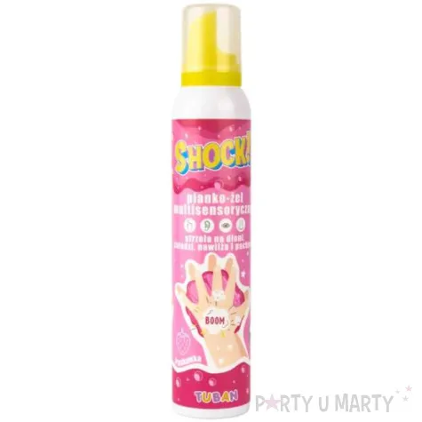 multisensoryczny pianko zel shock truskawka tuban 200 ml