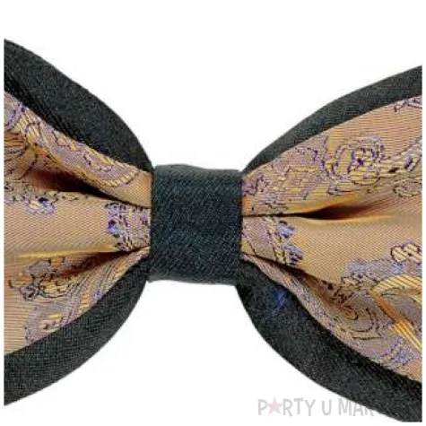 muszka halloween vintage czarno brazowa widmann