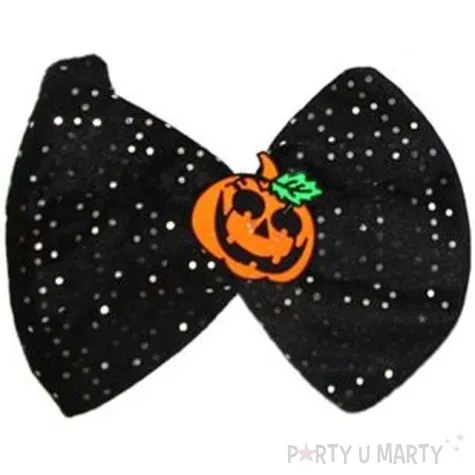 muszka halloweenowy bal czarna